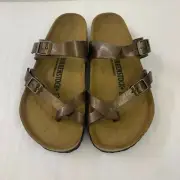 Birkenstock New with Box Mayari Graceful Toffee Birko-Flor Narrow - Select Size