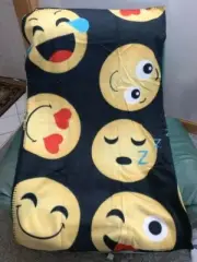 Emoticon Blanket - 50" x 60" - Super Soft