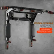 Multi Wall Mounted Adjustable Knee Raise Pull Up Chin Up Bar Dips Station