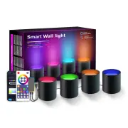 4/6 Pack TUYA WIFI Smart Wall Lamp RGB Music Sync LED Modern Decor Downlight Simple Wall Light Work With Alexa Google As