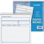 Tops Rapid Memo Book Carbonless 2-Part 8-1/2"x7-3/4" 4151
