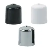 Decorative Lamp Holder Cover Small in Black/White/Chrome Superlux Lighting - LJCONE