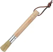 Coffee Grinder Cleaning Brush,1Pc Natural Boar Bristles Handle Espresso Machine Cleaning Brush,Coffee Grinder Brush Natural Bristle Cleaning Brush,Natural Bristles Wood Dusting Espresso Brush,Natural