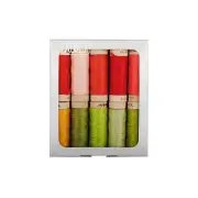 Aurifil Thread 10 Small Spools COTTON FLOSS (18YDS EACH) Little Quaker Christmas