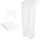 10Ft Chiffon Table Runner 28 x 120 Inch Rustic Gauze Tablecloth White