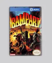Rampart (Jaleco) NES - 2"x3" Fridge MAGNET (nintendo retro