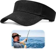 [CJMUQHEHH] Unisex Visor Cap Sun Hat Baseball Cap Adjustable Visor Summer Peaked Cap for Men and Women Headband with Sun Protection for All Leisure Activities such as Golf, Tennis, Cycling (56-62 cm), gray, 52-58