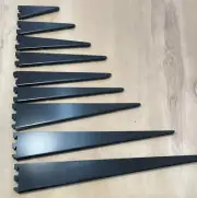 12.5" Black KV 182BP Double Wall Shelving Bracket QTY2 lot309-15
