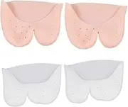 2Pairs Gel Toe Protector Big Toe Protection Cover Flexible Cushion for Relief Breathable Nonslip Pads for Ballet Pointe Sandals Everyday Wear