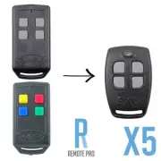 5 x DACE Duratronic TM4 Grey Genuine/Original Gate/Garage Remote Control