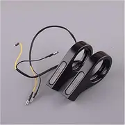 Turn Signal Indicator 2Pcs 12V 41mm Motorcycle Front Left Right Fork Clamp LED Turn Signal Indicator Light Lamp Amber