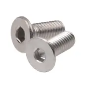 M3X8mm Hex Countersunk Screws Bolts Machine Socket Flat Head Cap 304 Stainless Steel Fully Threaded Metric Assortment Industry Furniture SUS