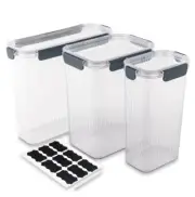 Thyme & Table 8 Piece Pantry Storage Container Set, Blue