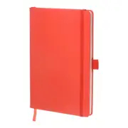 A5 Lined Journal Hardcover Notebook with Pen Loop 160 Pages Ruled Paper Red