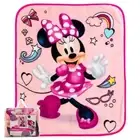 Alkam Home Toddlers Blanket Designer Print Plush Throw Blanket Minnie Mouse Pink