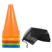 25Pcs 9" Plastic Soccer Cones Training Field Markers for Football Agility Sports