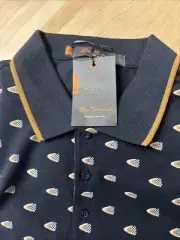 Ben Sherman Polo Size M New Slim Fit Blue