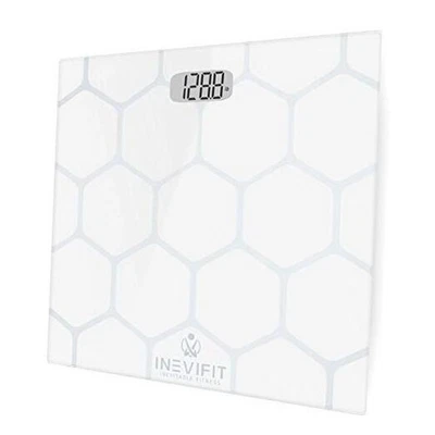 Bathroom Scale, Highly Accurate Digital Bathroom Body Scale, Measures WHITE