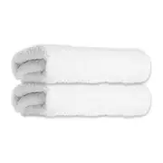 2PK Jason Commercial White J-Dry Luxe Bath Sheet Body/Hand Drying Cloth 90x180cm