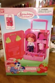 STRAWBERRY SHORTCAKE doll travelin' trunk traveling Doll Case With Fashion