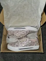 sperry top sider Pier Wave Jr 8.5M Girls Pink Sparkle