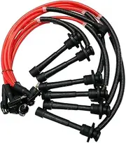 Cable Kit Spark Plug Wire Ignition Cable 90919-21562 92-96 1GFE Compatible with Toyota Compatible with Mark II Compatible with Cresta Compatible with Chaser GX90 Ignition Cable