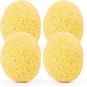Bath Sponge, 4 Pcs Shower Sponge Loofah Body Scrubber, Shower Sponge Cleaning Loofahs Sponge, Body Sponge for Women Men Kid
