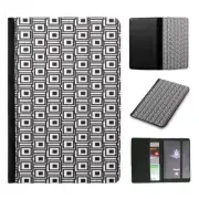 PASSPORT ITINERARY ORGANIZER|GEOMETRY SQUARE SEAMLESS PATTERN