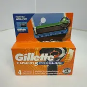 Gillette Fusion 5 ProGlide Razor Shave Cartridges - 4 Count