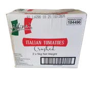 Alfinas Tomatoes 100% Crushed Italian 5kg x 2