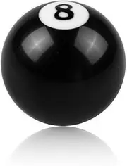 Black 8 Billiard Ball Car Gear Shift Knob Universal Manual Shifter Lever Cover