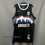 男式全新原創 NBA 丹佛掘金隊 #15 NIKOLA JOKIC 黑城版 2019-20 JERSEY SWINGMA