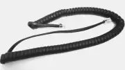 NEW 9 Foot Replacement Black Handset Curly Cord for Teledex Hotel Motel Phone