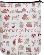 MAOFAED Romance Book Girlie Book Cover For Book Lover Romantasy Reader Gift Girlfriend Gift Bookish Merchandise (romance book girlie)