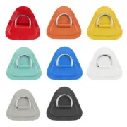 5Pcs PVC Patches with Stainless D-Ring for Dinghys Kayak Surfboard Paddle Board