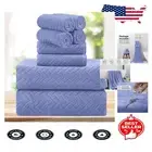 Ultra Absorbent 600 GSM Extra Large Bath Towels - 8 Pieces | Machine Washable
