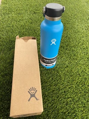 Hydro Flask 21oz Standard Mouth Water Bottle Insulated w/ Flex Lid Pacific Blue