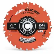 Crescent CSBFR-724-10 NailSlicer Framing Circular Saw Blade, 24-Tooth x 7-1/4