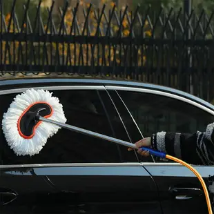 洗車拖把伸縮桿擦車車刷洗車刷軟毛車用洗車拖把不掉毛專用