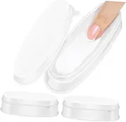 FOYTOKI Nail Dipping Storage Boxes French Style Manicure Set 3pcs Dipping Holder Practical Nail Art Tools