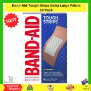 Band Aid Tough Strips Extra Large Fabric 10 Pack Free Shipping | NEW AU