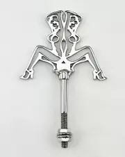 CUSTOM LASER CUT SEXY LADIES DESIGN LOLLIPOP LOWRIDER BICYCLE ACCESSORY.