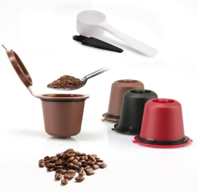Refillable Reusable Coffee Filter Capsules Pods Best For Nespresso NEW SALE