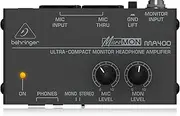 Behringer MA400 MA400 Behringer Micromon MA400 Ultra-Compact Monitor Headphone Amplifier, Silver