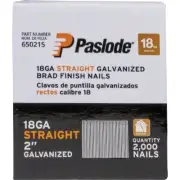 Paslode 2 In. 18-Gauge Galvanized Straight Brad Nails (2000 Ct.) 650215 Paslode