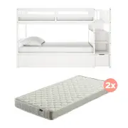 Flavia Timber Bunk Bed & Thermis Mattress Package