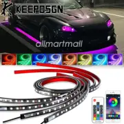 Car RGB LED Strip Bar Underglow Body Kit Neon Lights APP Remote for Mazda RX-8