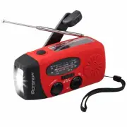 Dynamo Solar Hand Crank Self Powered AM/FM/NOAA Weather Radio w/LED Flashlights
