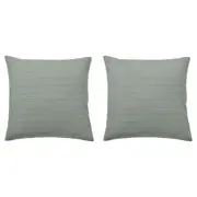 2PK Bianca Kahlani Sage Polyester European Pillowcase Soft Cushion Cover 65x65cm