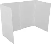 Operitacx Plastic Safety Partition Desk Divider Board for Students and Offices Easy to Clean Sneeze Guard Sturdy Portable Privacy Barrier for Classrooms and Workspaces